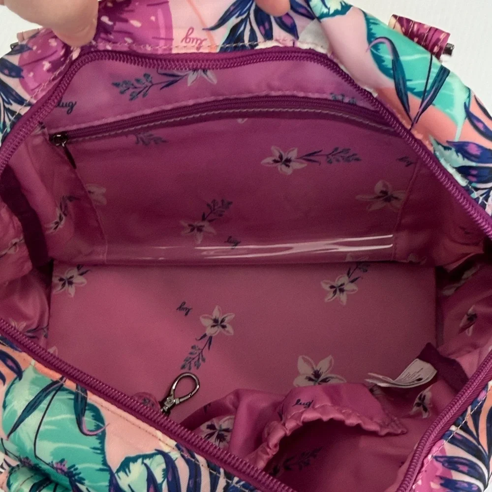 Lug Vibrant Floral Purse - Lug Quilted Convertible Carryall - Jumper